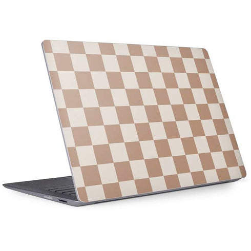 Neutral Checkered Surface Laptop 2 Skin